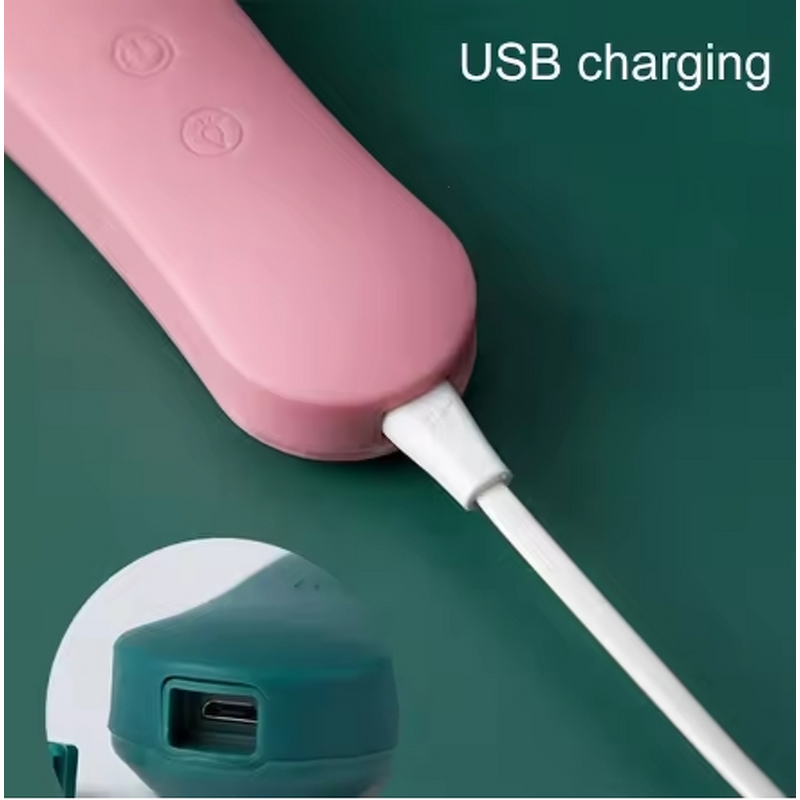 Facial Cleansing Brush Manufacturer - Hot Selling Pink Sonic Vibration LED Light IPX7 Waterproof USB Type-C Charging