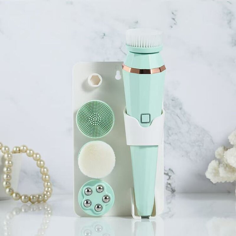 Face Brush Manufacturer - 360° Rotating Electric Rechargeable Multifunctional Silicone for Cleansing Exfoliating LED UK/EU