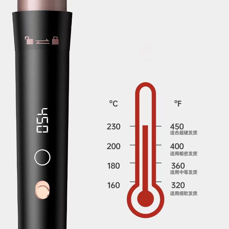 Hair Curling Iron Manufacturer - Professional OEM/ODM Fast Heating PTC with LCD/LED Temperature Adjustable Control