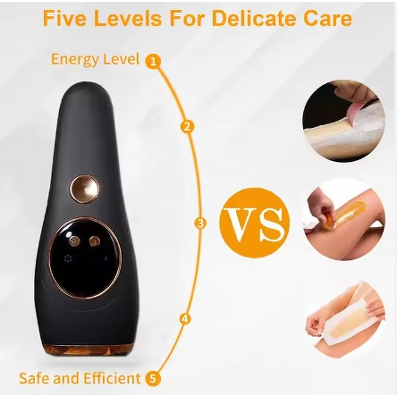 IPL Machine Manufacturer - Factory ODM/OEM Handheld Painless Permanent Laser Epilator with Ice-Cooling for Home Use