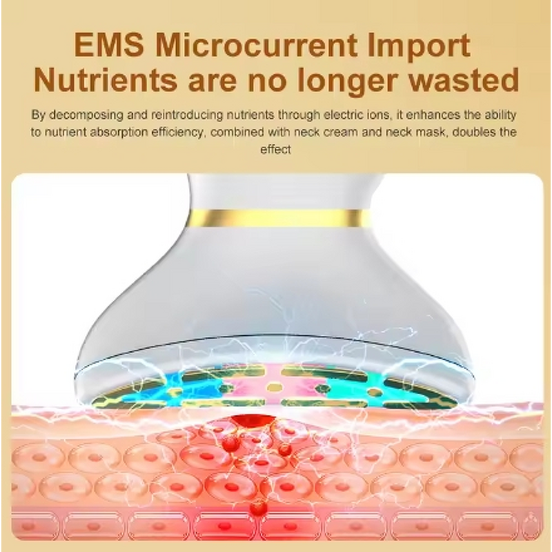 Beauty Device Manufacturer - Multi-Functional Black with RF EMS Red LED for Skin Rejuvenation Wrinkle Reduction