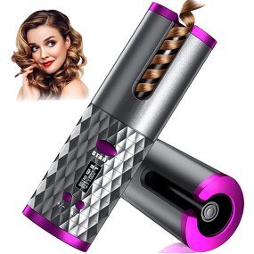 Hair Curler Manufacturer - Hot Sale USB Rechargeable Cordless Ceramic Wireless Automatic with LCD PTC for Home Travel