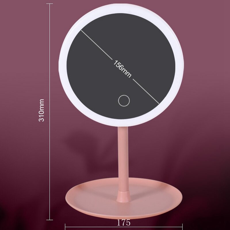 Makeup Mirror Manufacturer - Vanity Table Stand Custom Leather Small