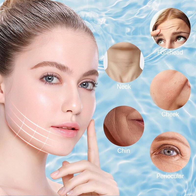 Face Massager Manufacturer - Hand Held RF Technology with 7 Colors LED Light USB Rechargeable for Lift