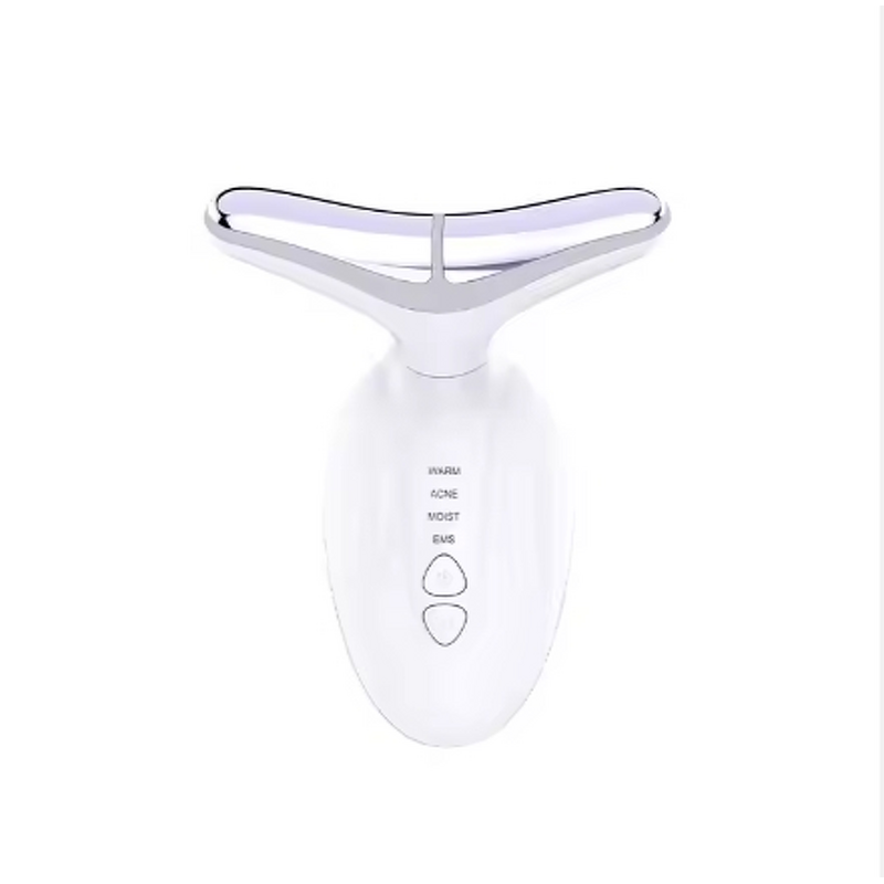 Face Neck Massager Manufacturer - Home Use Hand Held ABS White USB Anti-aging EMS for Skin Tightening Rejuvenation