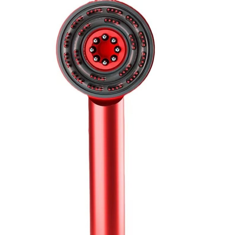 Scalp Massage Device Manufacturer - 3-in-1 Portable with Red Light EMS Vibration TMS ABS+Silicone Oil Applicator