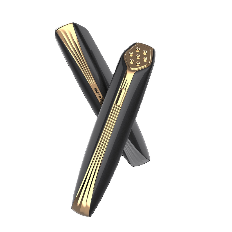 Eye Massager Manufacturer - 4-in-1 Handheld RF EMS Red Blue Light and Facial Wand Anti-Aging with Anti-Puffiness