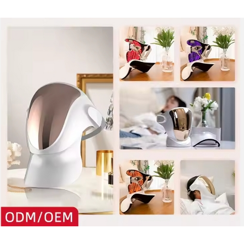 LED Facial Mask Manufacturer - High Quality Portable Standing Photon for Anti-Wrinkle Red Light Therapy Armpit US CN Plugs