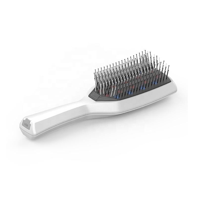Hair Growth Comb Manufacturer - Red Blue Light Vibration for Oil Control Anti-Shedding Electric Scalp Massage