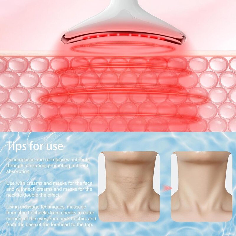 Face Massager Manufacturer - Hand Held RF Technology with 7 Colors LED Light USB Rechargeable for Lift