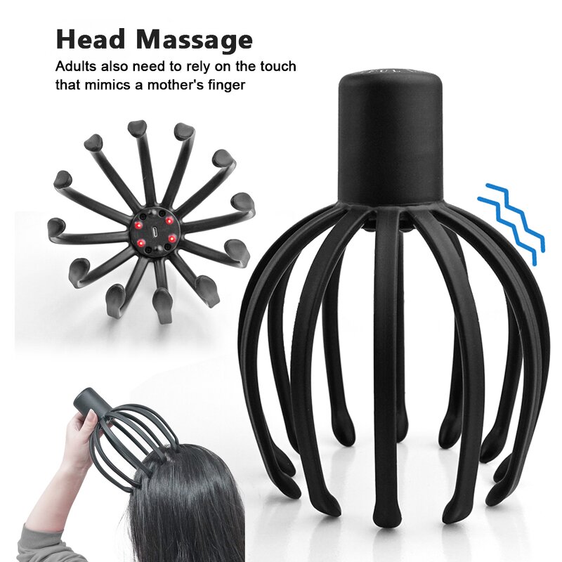 Scalp Massager Manufacturer - Smart Relax Hair Vibrating for Decompress & Improve Sleep Electric