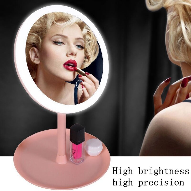 Makeup Mirror Manufacturer - Vanity Table Stand Custom Leather Small