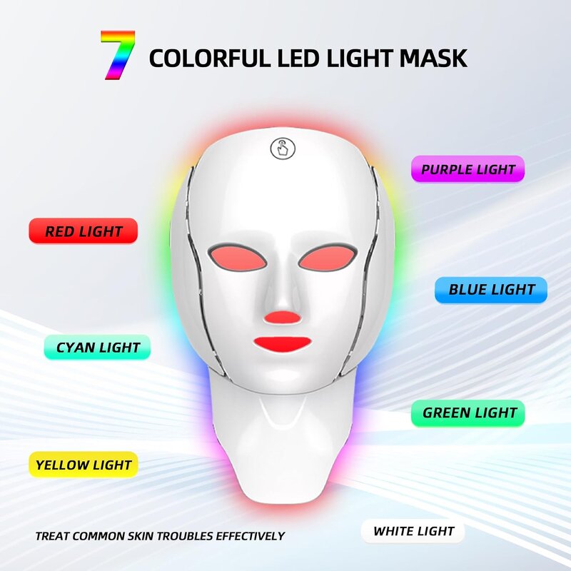 LED Light Therapy Mask Manufacturer - New with 7 Colors for Face Anti-Aging Skin Tightening & Wrinkle Toning