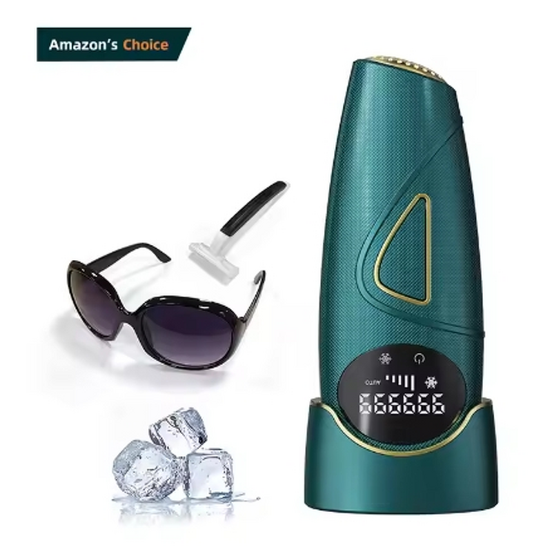 IPL Hair Removal Machine Manufacturer - 2023 Professional Black Color Painless Laser Epilator for Permanent Hair Reduction