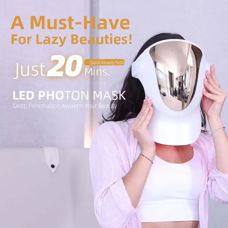 LED Light Therapy Mask Manufacturer - Private Label Home-Use Standing for Skin Tightening Wrinkle Reduction Rejuvenation