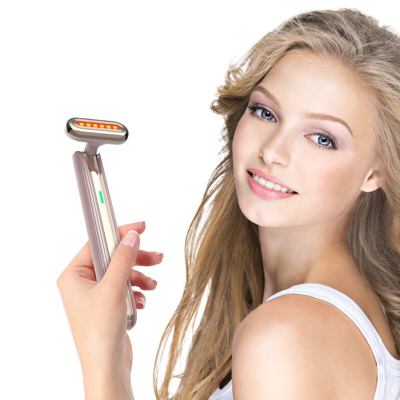 Skincare Wand Manufacturer - Advanced 360 Degree Rotation LED Red Light Therapy for Face Neck Lifting Plasma