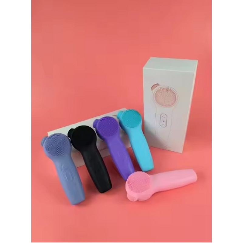 Facial Scrubber Brush Manufacturer - Portable Sonic Rechargeable Handheld Electric Waterproof Vibrating Wash Men Exfoliator