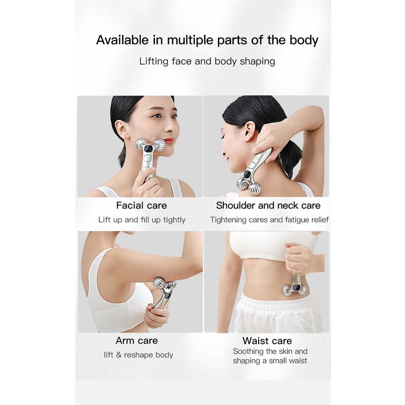 Facial Massager Manufacturer - Popular Korean Y-Shape 3D EMS Microcurrent Handheld with Slimming Anti-Aging US Plug