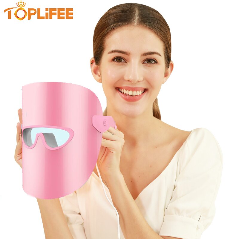 LED Physiotherapy Mask Manufacturer - 2023 Factory Direct Sales 64 Light Bead Custom Three-color Facial Red