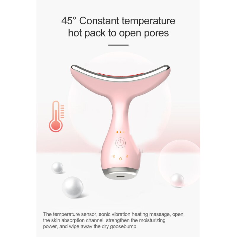 Face Lift Massager Manufacturer - 3 in 1 Ems V Shape for Wrinkle Removal Facial Vibration - Direct Deal