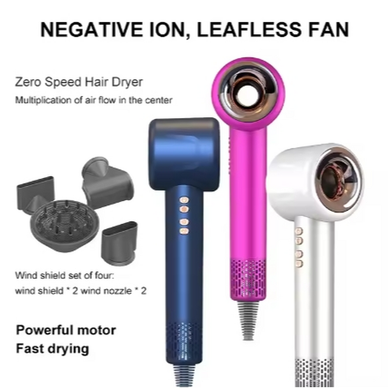 Hair Dryer Manufacturer - Professional Toplifee TS8 1600W High-Speed 3-Speed with Diffuser Nozzle 110,000 RPM IPX5