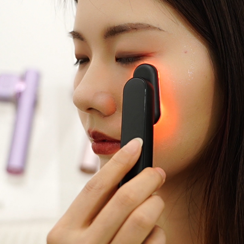 Face Skin Care Machine Manufacturer - 90 Rotation Led with EMS for Eye Lift Slimming Wand & Neck Light Therapy