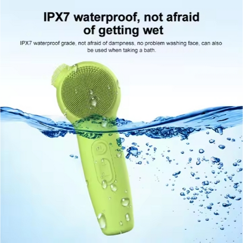 Facial Scrubber Brush Manufacturer - Portable Sonic Rechargeable Handheld Electric Waterproof Vibrating Wash Men Exfoliator