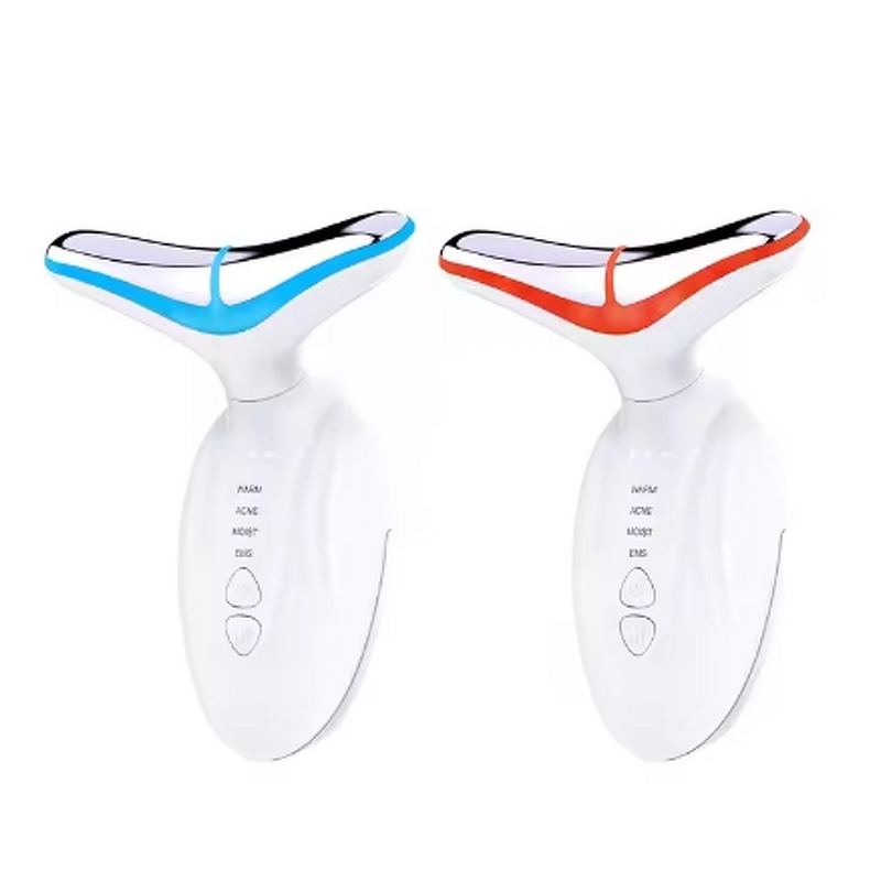 Face Neck Massager Manufacturer - Home Use Hand Held ABS White USB Anti-aging EMS for Skin Tightening Rejuvenation