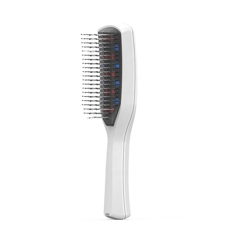 Hair Growth Comb Manufacturer - Red Blue Light Vibration for Oil Control Anti-Shedding Electric Scalp Massage
