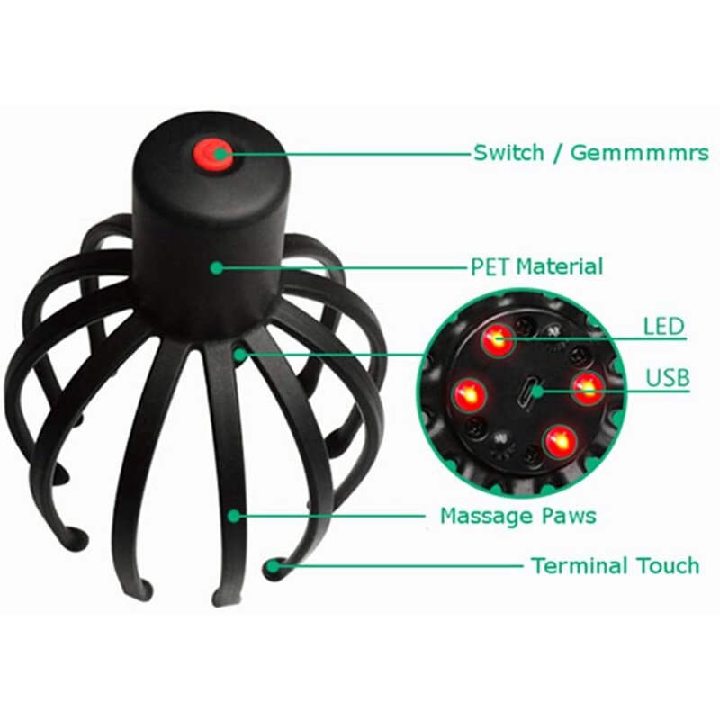 Scalp Massager Manufacturer - TOPLIFEE with Massage Comb Vibrating for Hair Relaxation & Improved Sleep