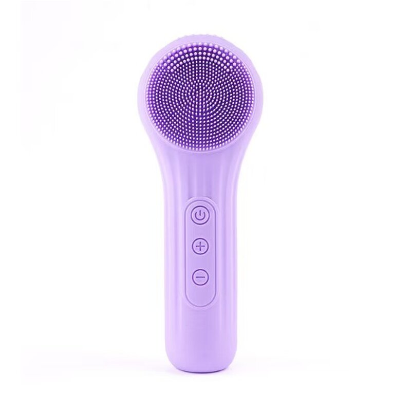 Face Cleansing Brush Manufacturer - Hot Sale Electric Silicone Waterproof Spin with Hot Cold Modes for Nose Lips