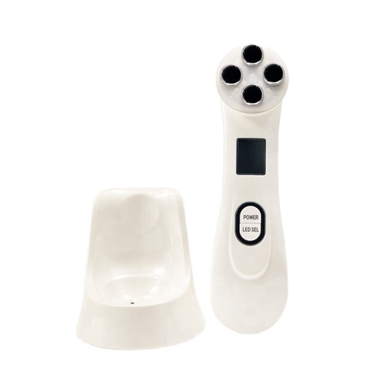 Facial Massager Manufacturer - 5-in-1 Hand Held LED Light Therapy ABS for Face Lifting Skin Tightening