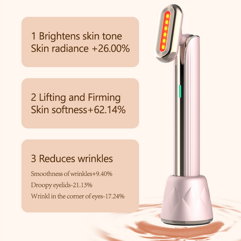 Skincare Wand Manufacturer - Advanced 360 Degree Rotation LED Red Light Therapy for Face Neck Lifting Plasma