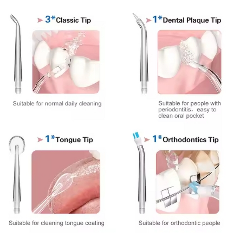 Dental Water Flosser Manufacturer - Wholesale Waterproof Rechargeable Electric Cordless Oral Irrigator Professional Teeth Cleaning