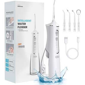 Tooth Flosser Manufacturer - Toplifee Electric Portable Rechargeable Travel with 260-degree Adjustable Nozzle IPX7 4 Speed