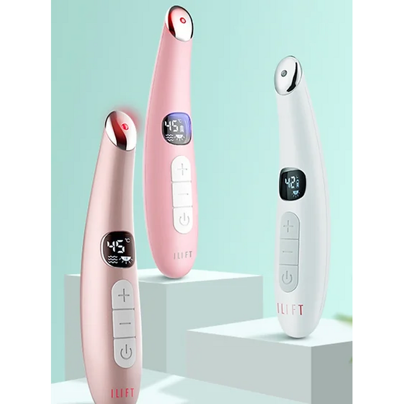 Eye Lift Massage Device Manufacturer - EMS Micro-Current RF LED Light Therapy with Red Light Heat Wireless