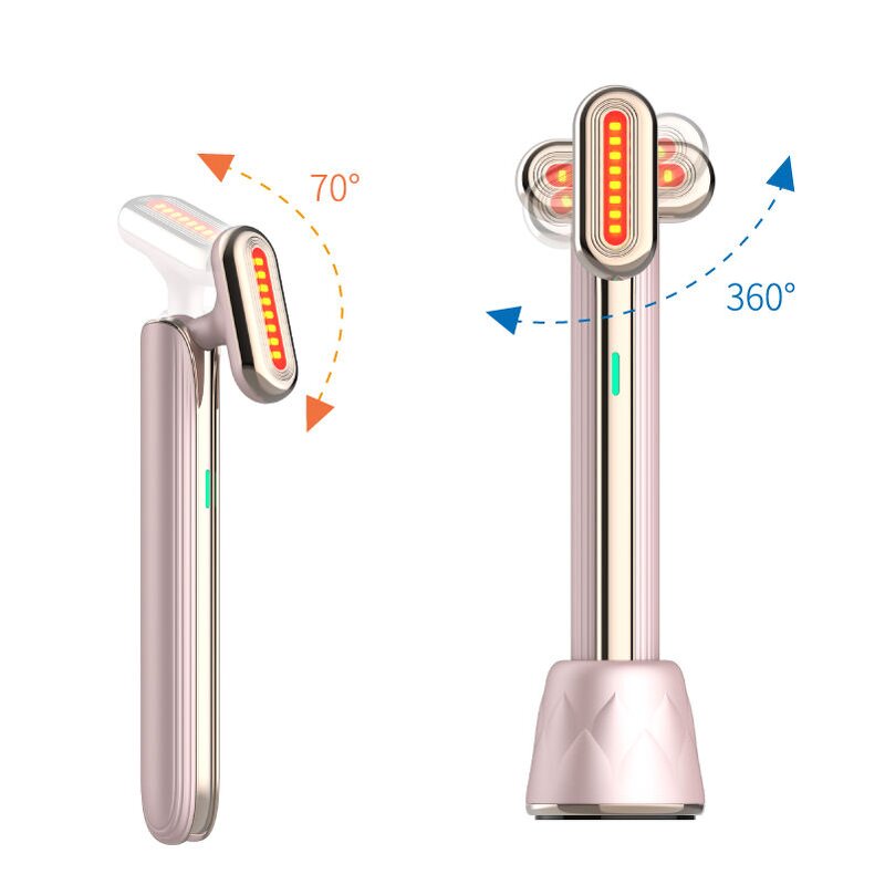 Skincare Wand Manufacturer - Advanced 360 Degree Rotation LED Red Light Therapy for Face Neck Lifting Plasma