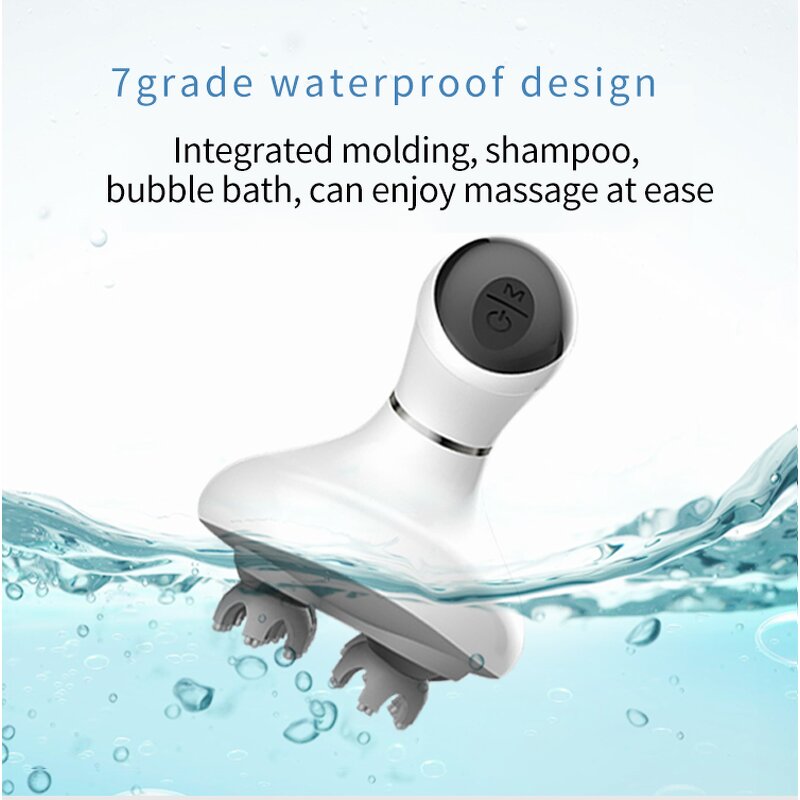Scalp Massager Manufacturer - TOPLIFEE Vibration Comb Anti-Hair Loss Waterproof Smart Electric Vibrating