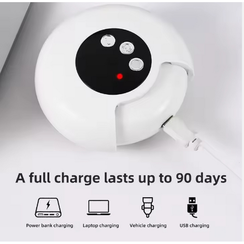 Nail Clipper Manufacturer - 2-in-1 Automatic Manicure Trimmer Curved ABS Blade Electric 3-Speed 35000rpm 400mAh