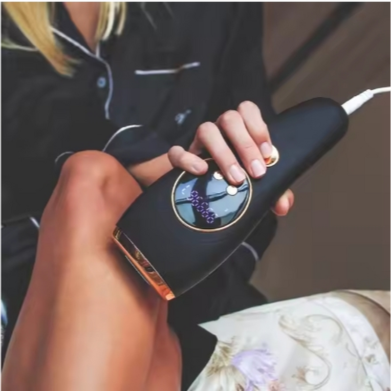 IPL Machine Manufacturer - Factory ODM/OEM Handheld Painless Permanent Laser Epilator with Ice-Cooling for Home Use