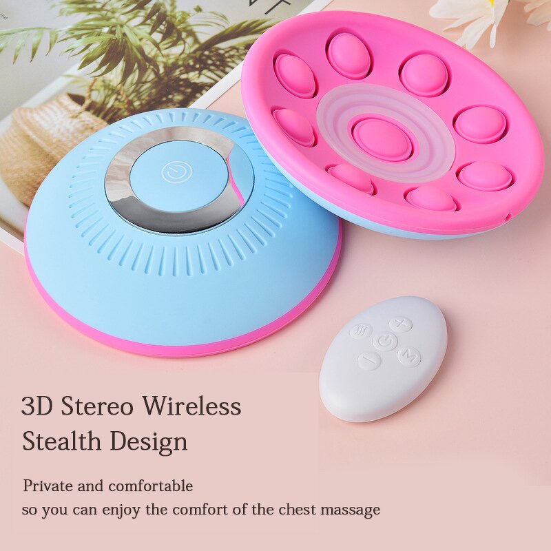 Breast Massager Manufacturer - Home Use Wireless Multifunctional Massage Vibration Beauty Equipment for Chest Lactation