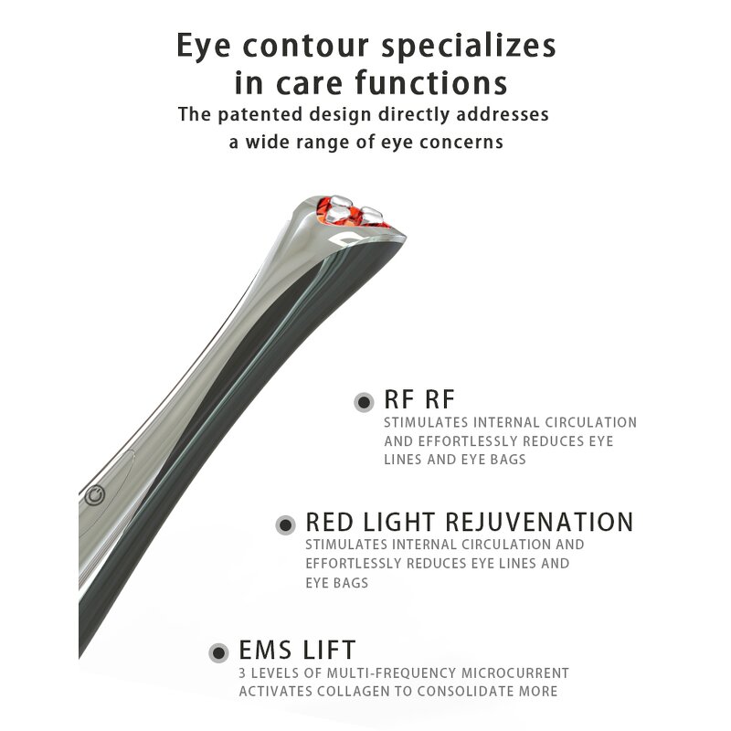 Eye Care Device Manufacturer - Anti-Aging Dark Circles Remover Electric Portable EMS LED Patch