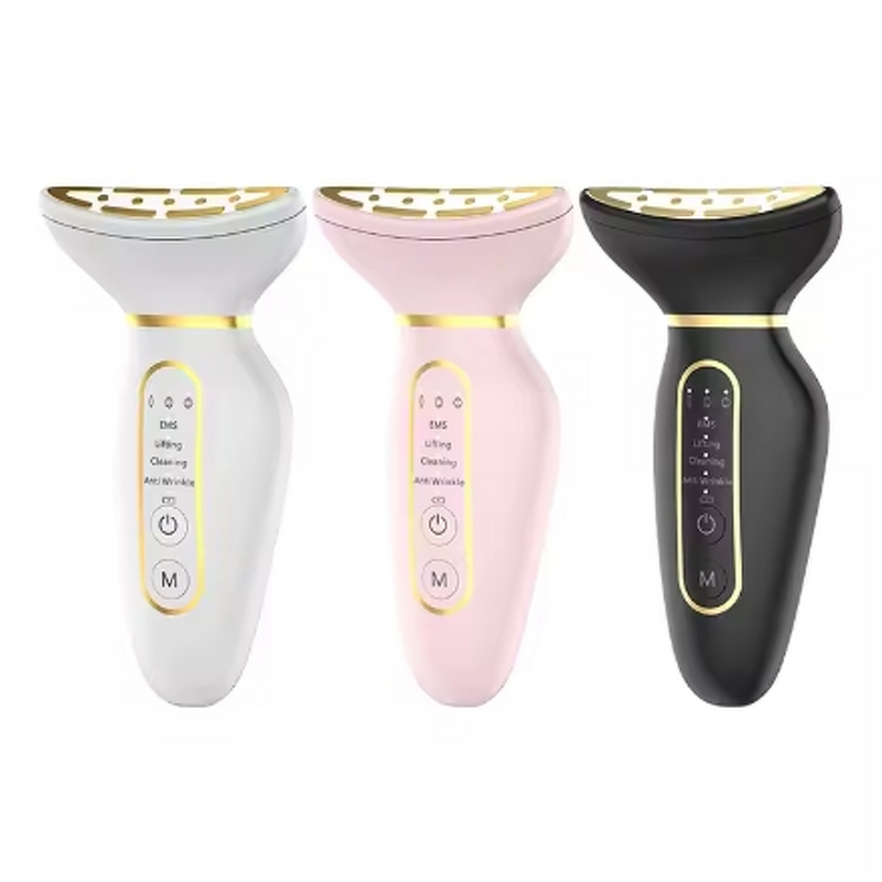 Beauty Device Manufacturer - Multi-Functional Black with RF EMS Red LED for Skin Rejuvenation Wrinkle Reduction