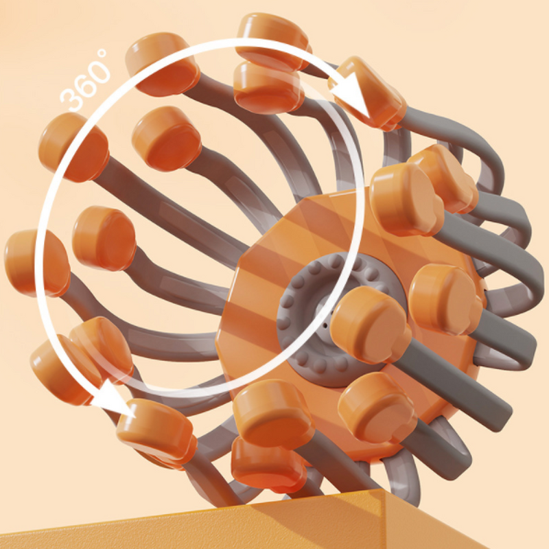 Scalp Massager Manufacturer - Electric Vibration Octopus Head for Blood Circulation & Relaxation