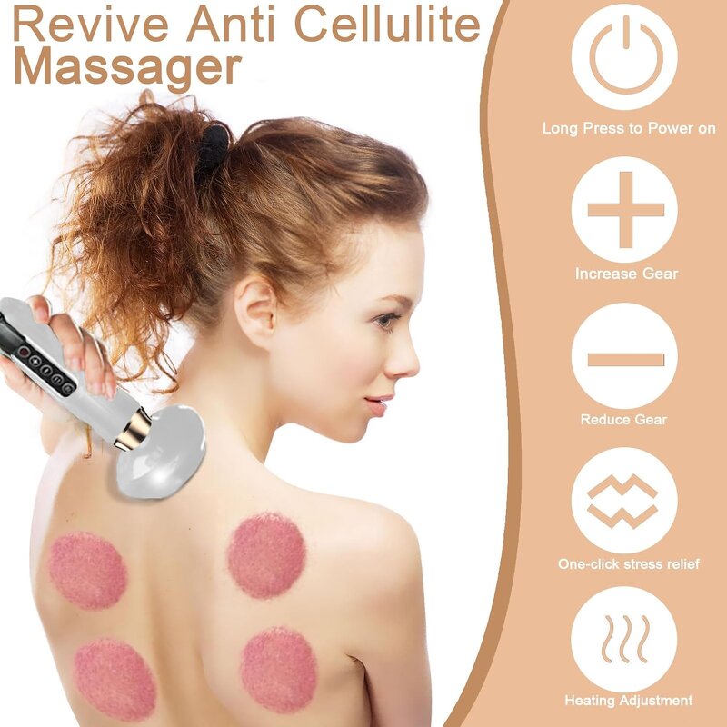 Cupping Massager Manufacturer - 3 in 1 Vacuum with 12-Level Adjustable Smart Suction Therapy
