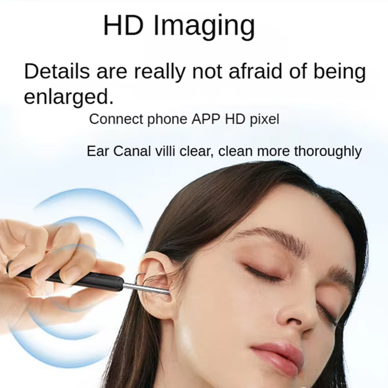 Ear Cleaner Kit Manufacturer - 800W HD Image & 6 LED Light Smart Visual with Camera USB Charging