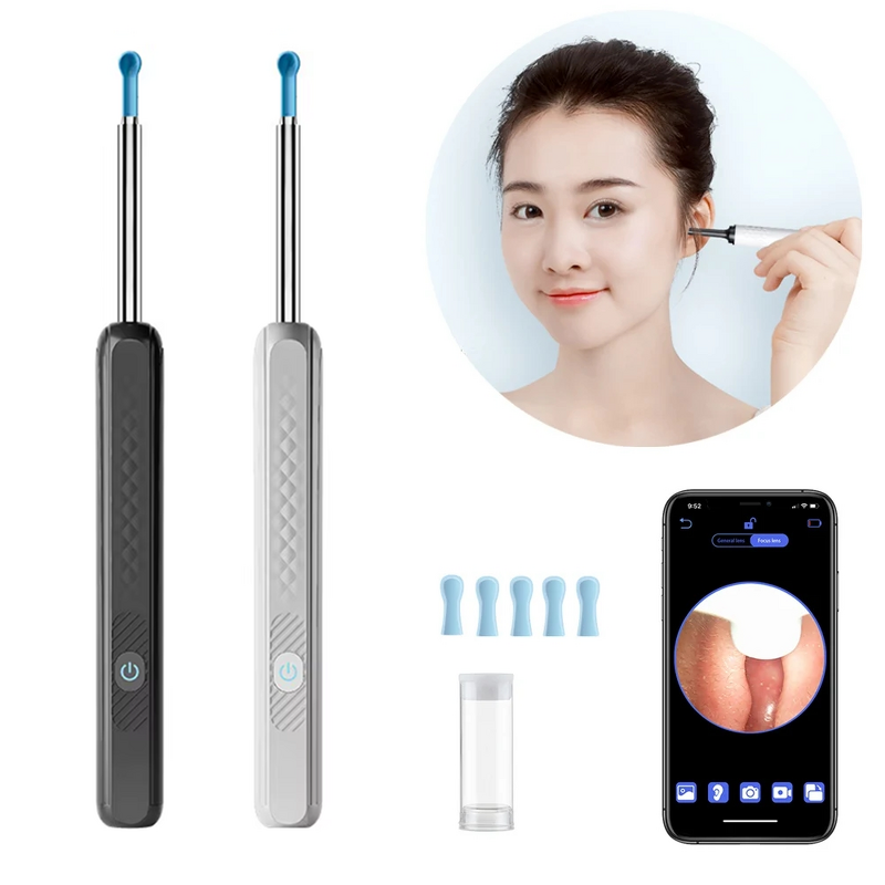 Ear Cleaner Kit Manufacturer - 800W HD Image & 6 LED Light Smart Visual with Camera USB Charging