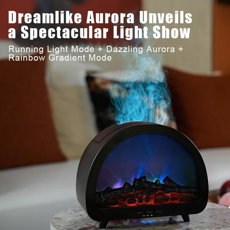 Aroma Diffuser Manufacturer - 200ML Ultrasonic Cool Mist Humidifier with 12-Color Changing Night Light & Remote