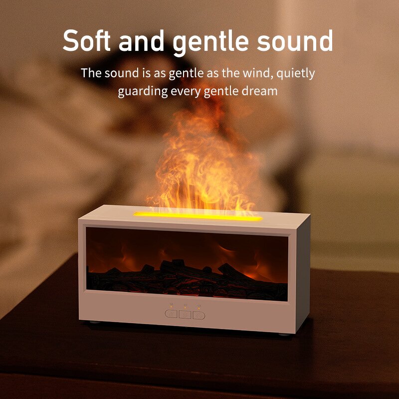 Fireplace Aromatherapy Machine Manufacturer - 7 Colors Home Tabletop Colorful Flame with Remote