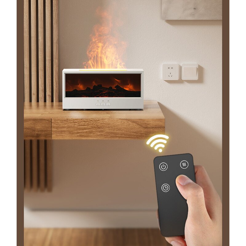 Flame Diffuser Manufacturer - Simulated Bonfire Colorful Night Light with Timer Remote Control